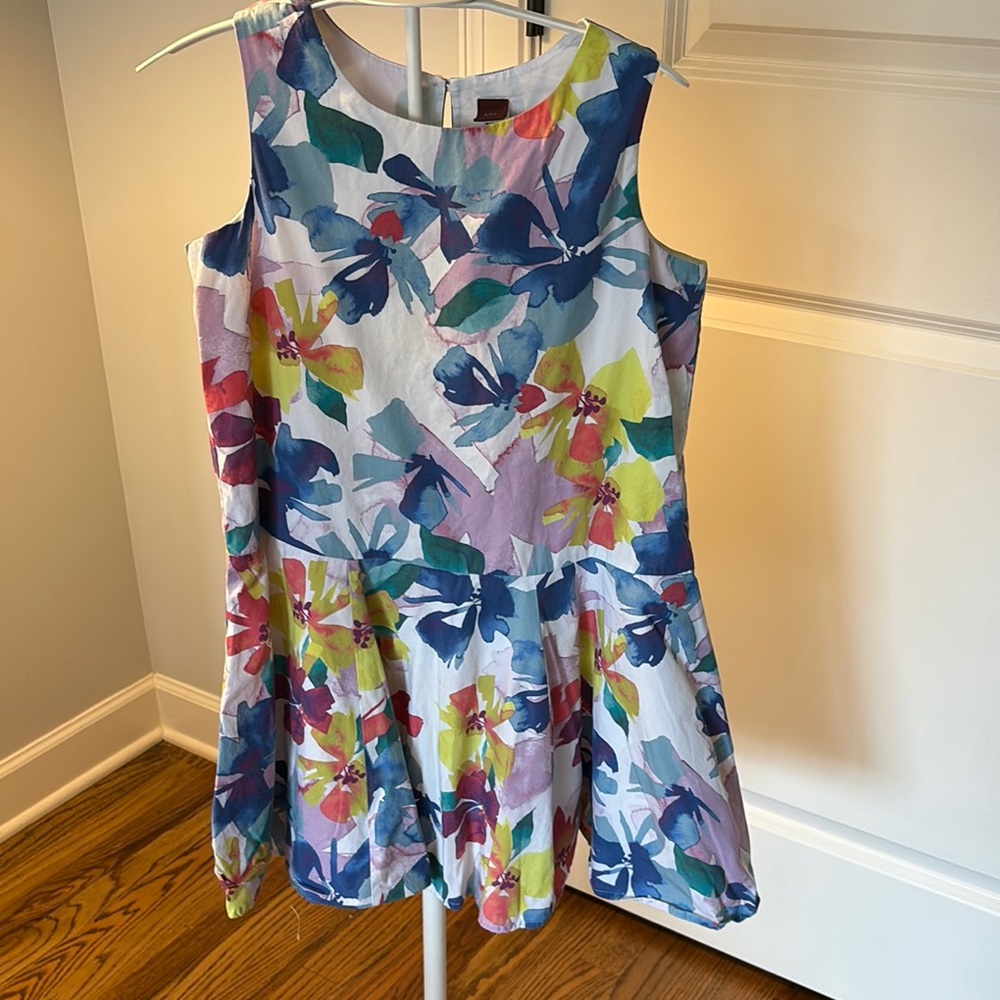 Tea Collection Blue and Purple Sundress- Gently Used